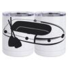 10 oz. White Stainless Steel Short Tumbler Thumbnail