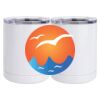 10 oz. White Stainless Steel Short Tumbler Thumbnail