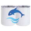 10 oz. White Stainless Steel Short Tumbler Thumbnail
