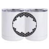 10 oz. White Stainless Steel Short Tumbler Thumbnail