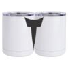 10 oz. White Stainless Steel Short Tumbler Thumbnail