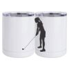 10 oz. White Stainless Steel Short Tumbler Thumbnail