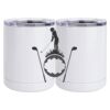 10 oz. White Stainless Steel Short Tumbler Thumbnail