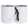 10 oz. White Stainless Steel Short Tumbler Thumbnail