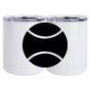 10 oz. White Stainless Steel Short Tumbler Thumbnail