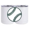 10 oz. White Stainless Steel Short Tumbler Thumbnail