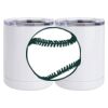 10 oz. White Stainless Steel Short Tumbler Thumbnail