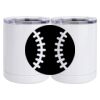 10 oz. White Stainless Steel Short Tumbler Thumbnail