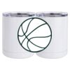 10 oz. White Stainless Steel Short Tumbler Thumbnail