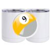 10 oz. White Stainless Steel Short Tumbler Thumbnail