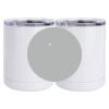 10 oz. White Stainless Steel Short Tumbler Thumbnail