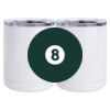 10 oz. White Stainless Steel Short Tumbler Thumbnail