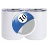 10 oz. White Stainless Steel Short Tumbler Thumbnail