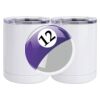 10 oz. White Stainless Steel Short Tumbler Thumbnail