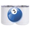 10 oz. White Stainless Steel Short Tumbler Thumbnail