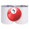 10 oz. White Stainless Steel Short Tumbler Thumbnail