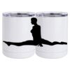 10 oz. White Stainless Steel Short Tumbler Thumbnail
