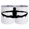 10 oz. White Stainless Steel Short Tumbler Thumbnail