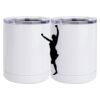 10 oz. White Stainless Steel Short Tumbler Thumbnail