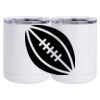 10 oz. White Stainless Steel Short Tumbler Thumbnail