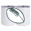 10 oz. White Stainless Steel Short Tumbler Thumbnail