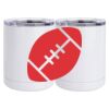10 oz. White Stainless Steel Short Tumbler Thumbnail