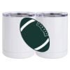 10 oz. White Stainless Steel Short Tumbler Thumbnail