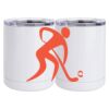 10 oz. White Stainless Steel Short Tumbler Thumbnail