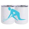 10 oz. White Stainless Steel Short Tumbler Thumbnail