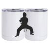 10 oz. White Stainless Steel Short Tumbler Thumbnail