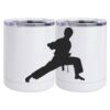 10 oz. White Stainless Steel Short Tumbler Thumbnail