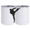 10 oz. White Stainless Steel Short Tumbler Thumbnail