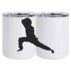 10 oz. White Stainless Steel Short Tumbler Thumbnail