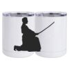 10 oz. White Stainless Steel Short Tumbler Thumbnail