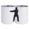 10 oz. White Stainless Steel Short Tumbler Thumbnail
