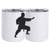 10 oz. White Stainless Steel Short Tumbler Thumbnail