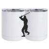 10 oz. White Stainless Steel Short Tumbler Thumbnail