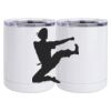 10 oz. White Stainless Steel Short Tumbler Thumbnail