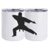10 oz. White Stainless Steel Short Tumbler Thumbnail