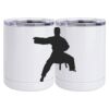 10 oz. White Stainless Steel Short Tumbler Thumbnail