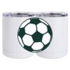 10 oz. White Stainless Steel Short Tumbler Thumbnail