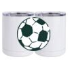 10 oz. White Stainless Steel Short Tumbler Thumbnail