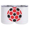 10 oz. White Stainless Steel Short Tumbler Thumbnail