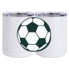 10 oz. White Stainless Steel Short Tumbler Thumbnail