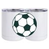 10 oz. White Stainless Steel Short Tumbler Thumbnail
