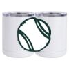10 oz. White Stainless Steel Short Tumbler Thumbnail