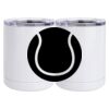 10 oz. White Stainless Steel Short Tumbler Thumbnail