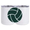 10 oz. White Stainless Steel Short Tumbler Thumbnail