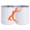10 oz. White Stainless Steel Short Tumbler Thumbnail
