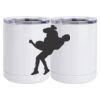 10 oz. White Stainless Steel Short Tumbler Thumbnail